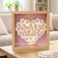 Custom Glitter MOM Nickname Flower Shadow Box With LED Light