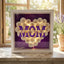 Custom Glitter MOM Nickname Flower Shadow Box With LED Light