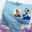 Custom Mama,Mom Portrait Embroidered T-shirt Sweatshirt | Gifts for Mom