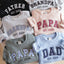 Custom Embroidered Dad Sweatshirt with Multilayer Outline
