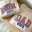 Custom Embroidered Dad Sweatshirt with Multilayer Outline