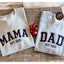 Custom Mama & Dad Embroidered Sweatshirt | Gift for Mom & Dad