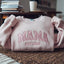 Custom Mama & Dad Embroidered Sweatshirt | Gift for Mom & Dad