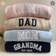 Custom Mama & Dad Embroidered Sweatshirt | Gift for Mom & Dad