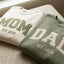 Custom Embroidered "Mom & Dad" Matching Sweatshirts –Cozy Gift for Parents