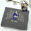 Custom Embroidered Boy Dad Portrait Sweatshirt with Baby Photo - Father's Day Gift