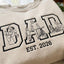 Custom Family Photo Sketch DAD Portrait Sweatshirt | Father's Day Gift