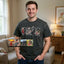 Custom Dad Photo Embroidered Vintage Washed Sweatshirt | Father's Day Gift