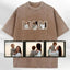 Custom Dad Photo Embroidered Vintage Washed Sweatshirt | Father's Day Gift