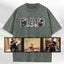Custom Dad Photo Embroidered Vintage Washed Sweatshirt | Father's Day Gift