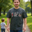 Custom Dad Photo Embroidered Vintage Washed Sweatshirt | Father's Day Gift