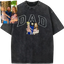 Custom DAD Photo Illustration Vintage Washed Sweatshirt | Father's Day Gift