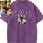 Custom DAD Photo Illustration Vintage Washed Sweatshirt | Father's Day Gift