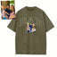 Custom DAD Photo Illustration Vintage Washed Sweatshirt | Father's Day Gift