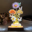 Personalized Mom's Garden Birth Month Diamond Flower Acrylic Block Plaque | Mother's Day Gift