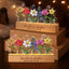 Personalized Grandma's Garden LED Night Light - Custom Birth Month Flowers & Names - Unique Gift for Mom, Nana & Grandma