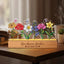 Personalized Grandma's Garden LED Night Light - Custom Birth Month Flowers & Names - Unique Gift for Mom, Nana & Grandma