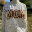 Custom Sequin & Velvet Mama Mom Sweatshirt - Personalized Splatter Paint Mother's Day Gift Shirt