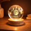 Personalized "To The Moon and Back" Moon Lamp for Mom – Custom 3D Crystal Night Light