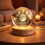 Personalized "To The Moon and Back" Moon Lamp for Mom – Custom 3D Crystal Night Light