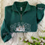 Custom Mama Sweatshirt with Photo - Personalized Embroidered Quarter Zip Pullover | Mother's Day Gift
