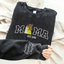 Vintage Washed Custom Embroidered Mum & Kids Portrait Sweatshirt-Mother's Day Gift