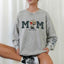 Customize Mom’s Glitter Washed Sweatshirt with Photo – Vintage Wash Clothes, Personalized Mother’s Day Gift