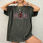 Vintage Washed Custom Embroidered Mum & Kids Portrait Sweatshirt-Mother's Day Gift