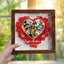 Custom Photo Mom And Kid Flower Shadow Box Keepsake