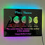 Custom Led Mirror Light Frame With Text And Date-Mum's Universe