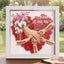 "orchid"-Personalized Mom Holding Hands Flower Shadow Box-Mother's Day Remembrance Frame