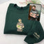 Custom Embroidered Photo Portrait Sweatshirt For papà, papá, dad