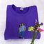 Custom Embroidered Photo Portrait Sweatshirt For papà, papá, dad