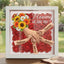 "sunflower"-Personalized Mom Holding Hands Memorial Shadow Box-Mother's Day Remembrance Frame, In Loving Memory Gift