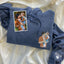 Custom Embroidered Photo Portrait Sweatshirt For papà, papá, dad