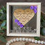 Personalized Mom Flower Shadow Box Heart Name Puzzle Piece For Mother's Day