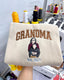Personalized Family Portrait Embroidered Grandma Crewneck Holiday Sweatshirt Gift for Parents