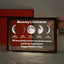 We Are So Lucky - LED Light Frame with Custom Text & Date - Mommy’s Universe