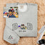 Custom Portrait from Photo Sweatshirt Embroidered Dad,Papa Sweatshirt