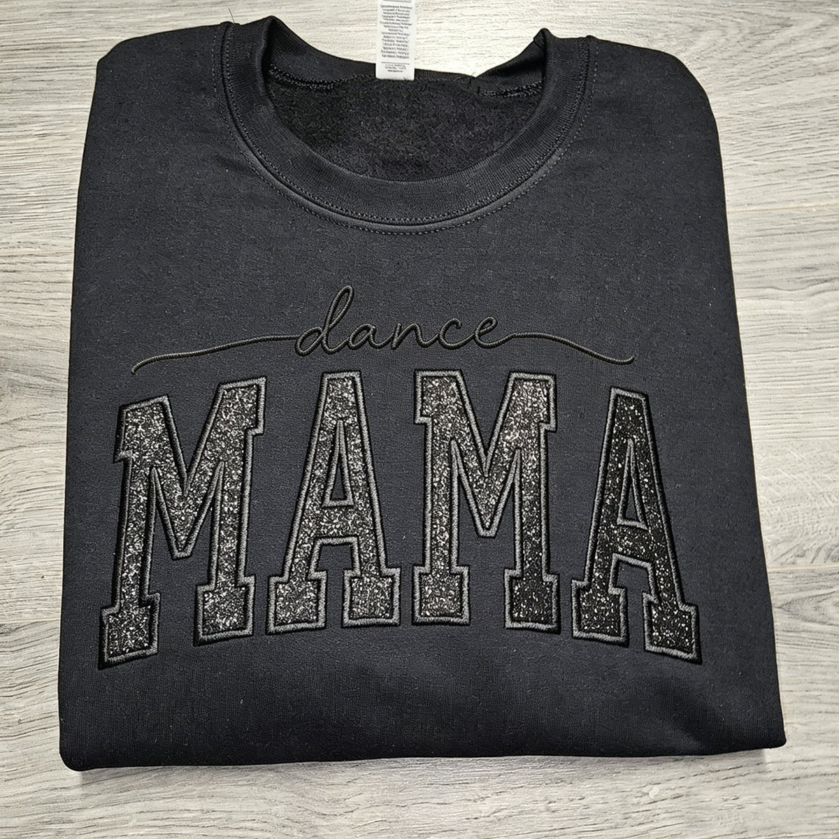 Custom Glitter Embroidered "Dance Mama" Sweatshirt | Mother's Day Gift