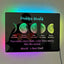 Custom Led Mirror Light Frame With Text And Date-Mum's Universe