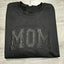 Custom Glitter Embroidered "Dog Mom" Sweatshirt | Mother's Day Gift