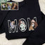 Custom Photo Portrait Embroidery Sweatshirt | Gift For Dad/Mama/Family