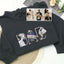 Custom Embroidered Mother & Child Photo Portrait Sweatshirt | Mother's Day Gifts