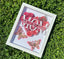 Custom Personalized Mom Heart Shaped Monogram Flower Shadow Box | Mother’s Day gift