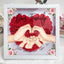 Personalized Our Family Hands Flower Shadow Box – Custom Mother’s Day Gift for Mom, Popular Family Keepsake Decor