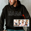 Custom Papa,Dad Ever -Embroidered Sweatshirt For Father's Day - Gifts for Dad, Papa, Daddy and Grandpa