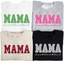 Custom Mom Glitter Embroidered Sweatshirt With Loving Children‘s Name | Mother's Day Gift