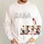 Custom Papa,Dad Ever -Embroidered Sweatshirt For Father's Day - Gifts for Dad, Papa, Daddy and Grandpa