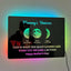Custom Led Mirror Light Frame With Text And Date-Mum's Universe